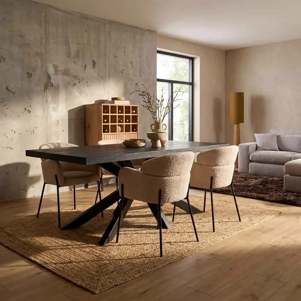 Eettafel Denver Black | 300 cm | Rechthoek - Starfurn