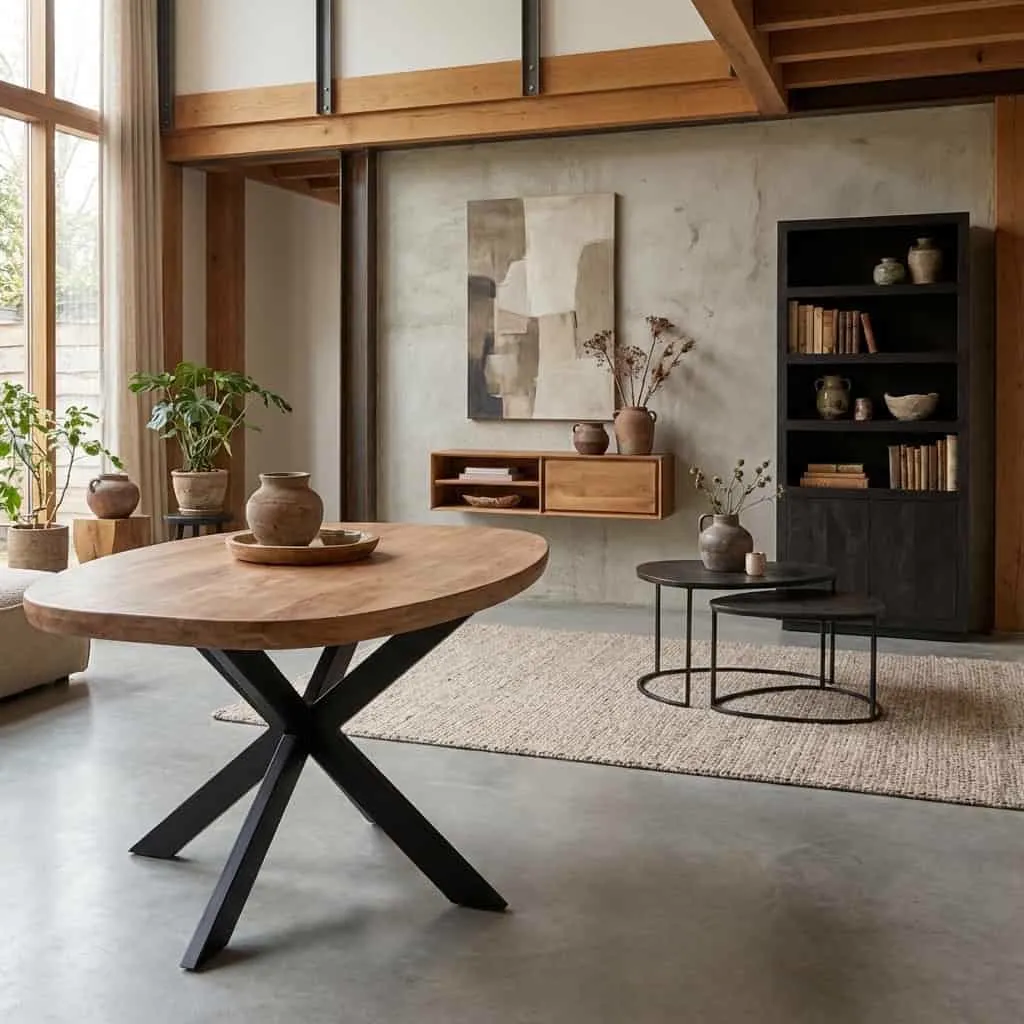 Eettafel Madison Natural | 160 cm | Deens ovaal - Starfurn