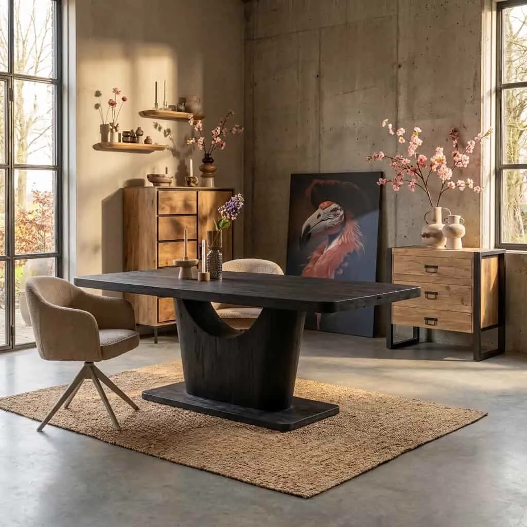 Eettafel Voco | 240 cm | Black - Starfurn