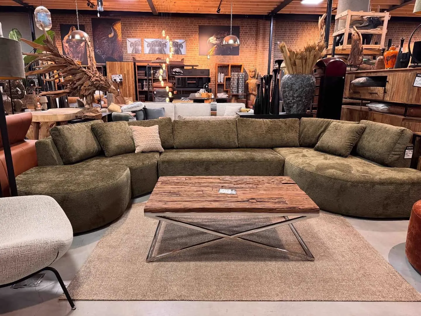 Corner Sofa Lilibeth | U-shape | Fusion Fabric |