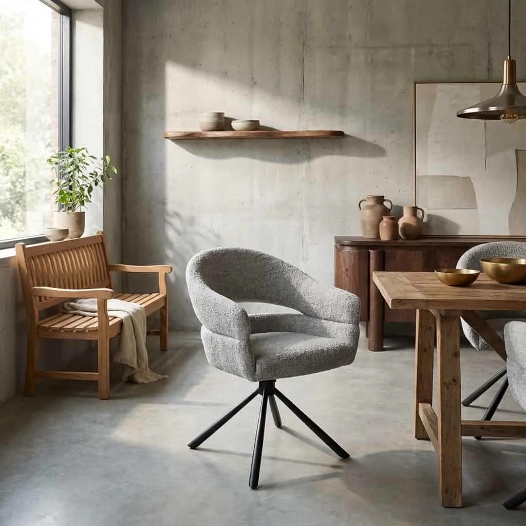 Eetkamerstoel Linn Bisque Oasis - Livingfurn