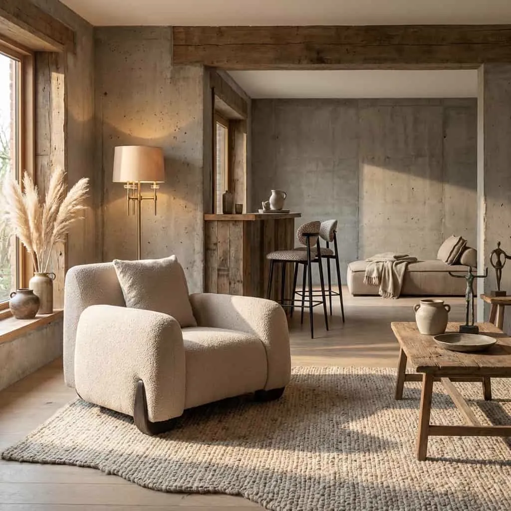 Lounge chair Godiva biscotti - Richmond Interiors