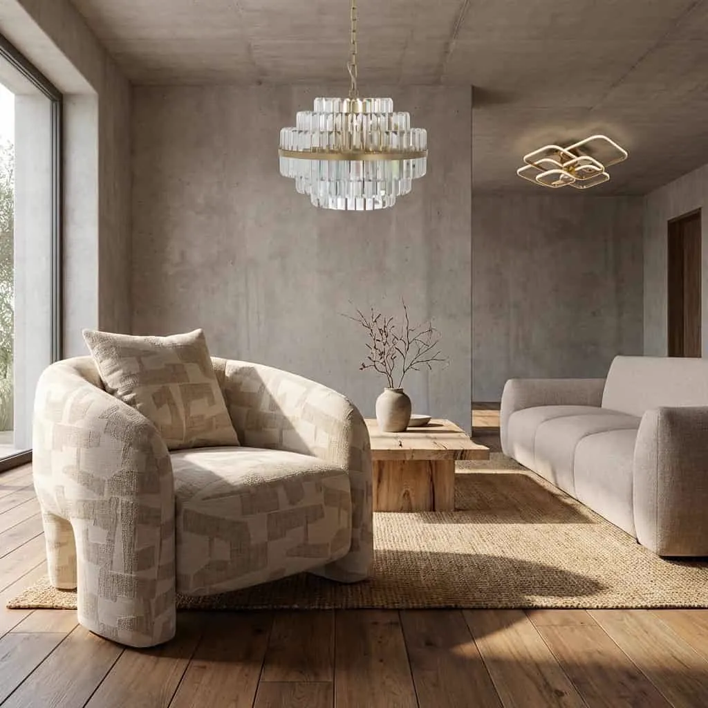Loungesessel Tuscany beige Graffic - Richmond Interiors
