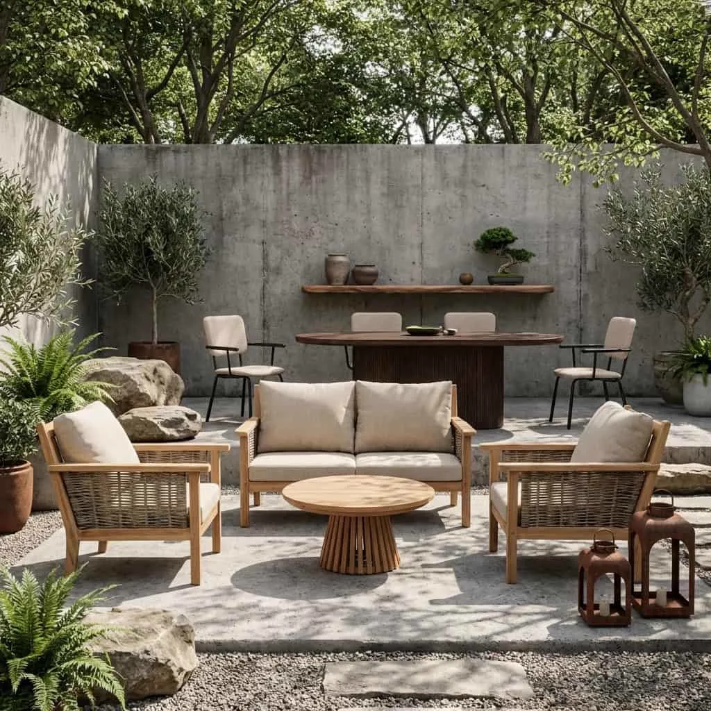 Gartenmöbel-Set Malaga Tuinset - Livingfurn
