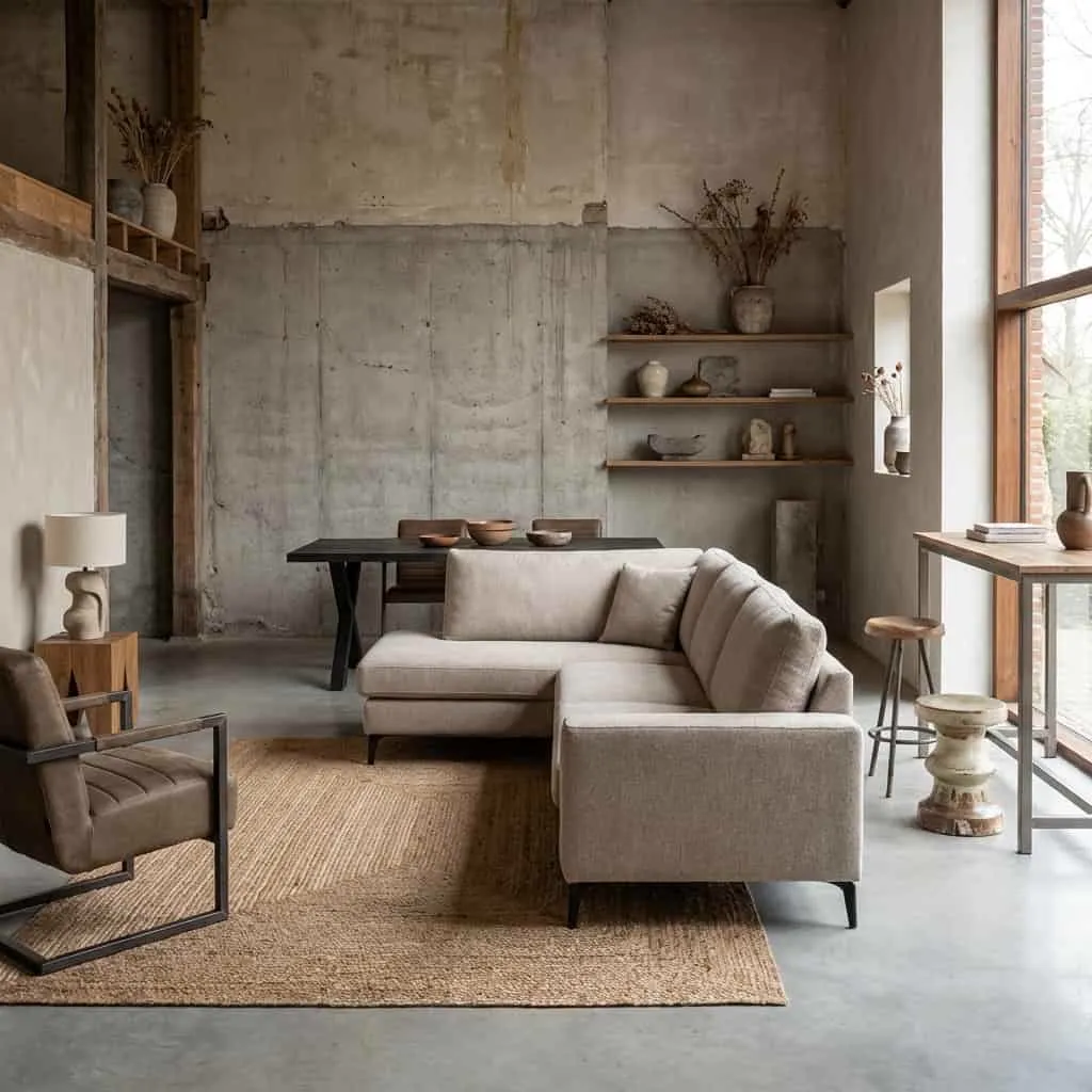 Prescot sofa with right chaise longue - Tower Living