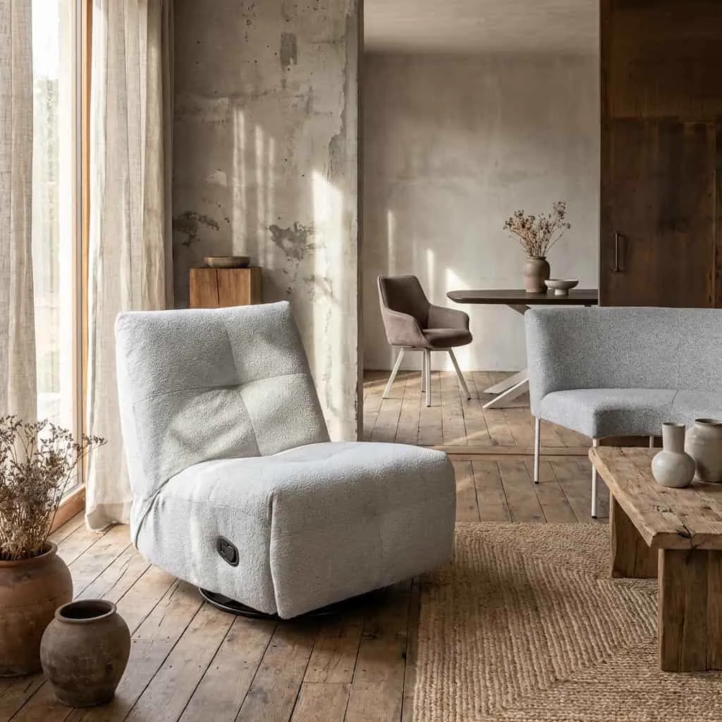 Relaxfauteuil Lazy | Light Grey - Starfurn