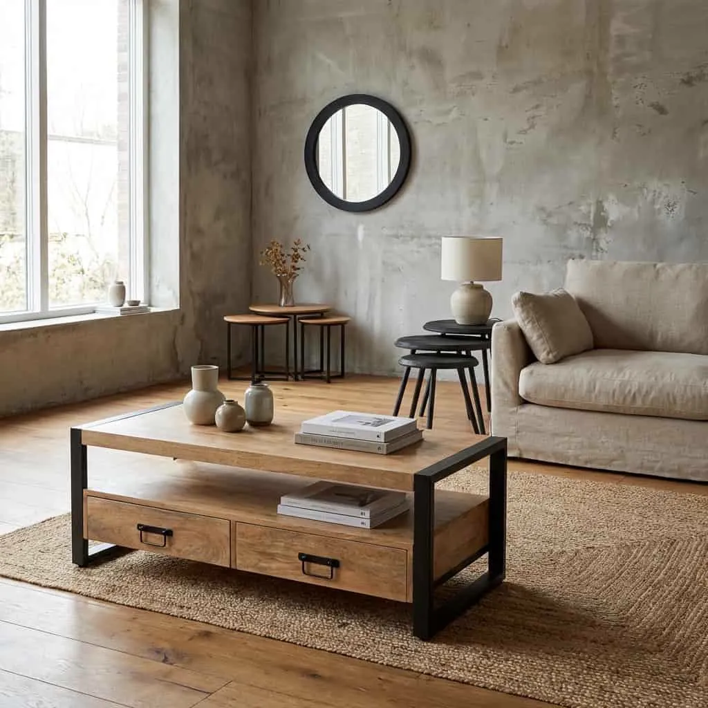 Salontafel Britt | 120 cm | vier lades - Starfurn