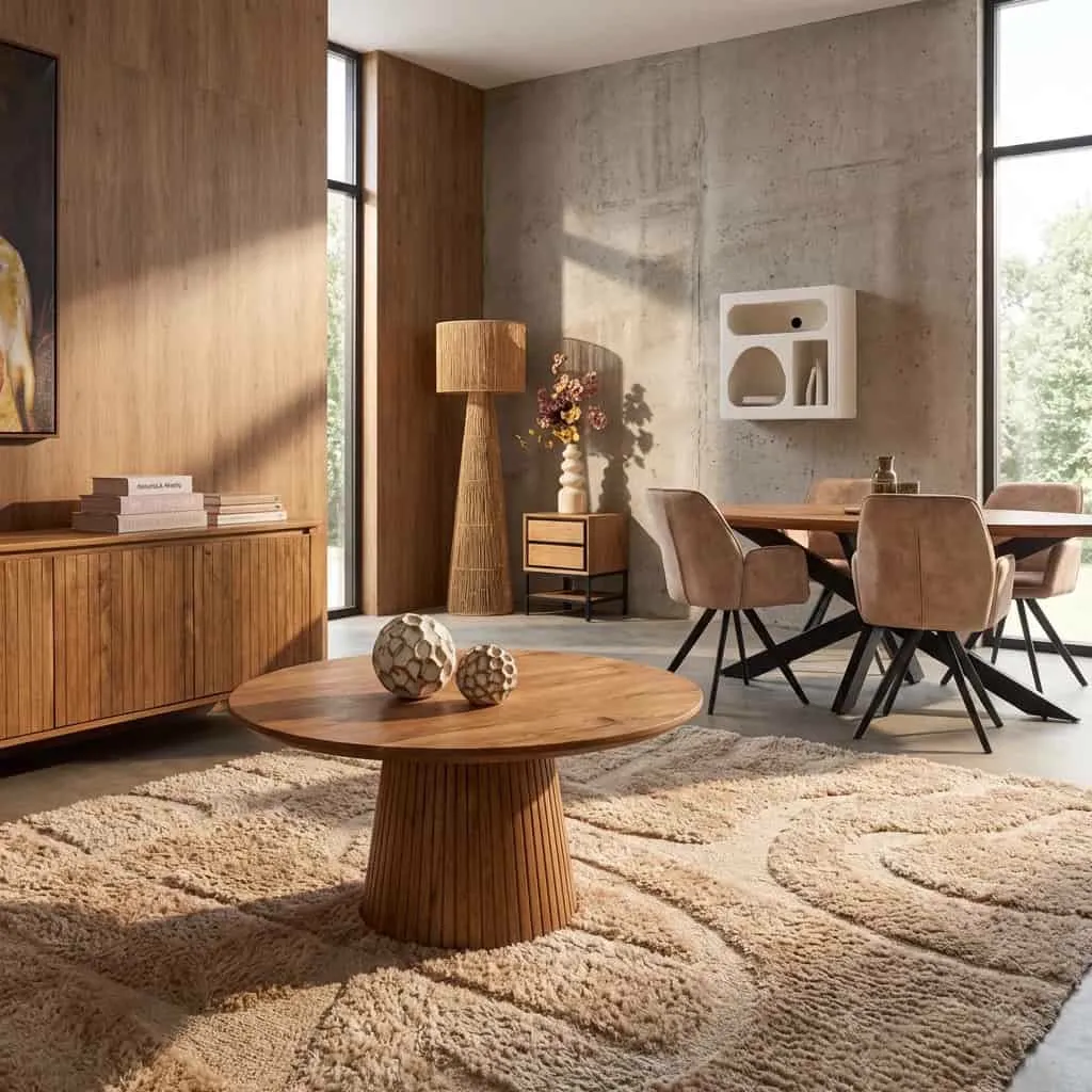Salontafel | Solana | 80 cm | Naturel - Starfurn