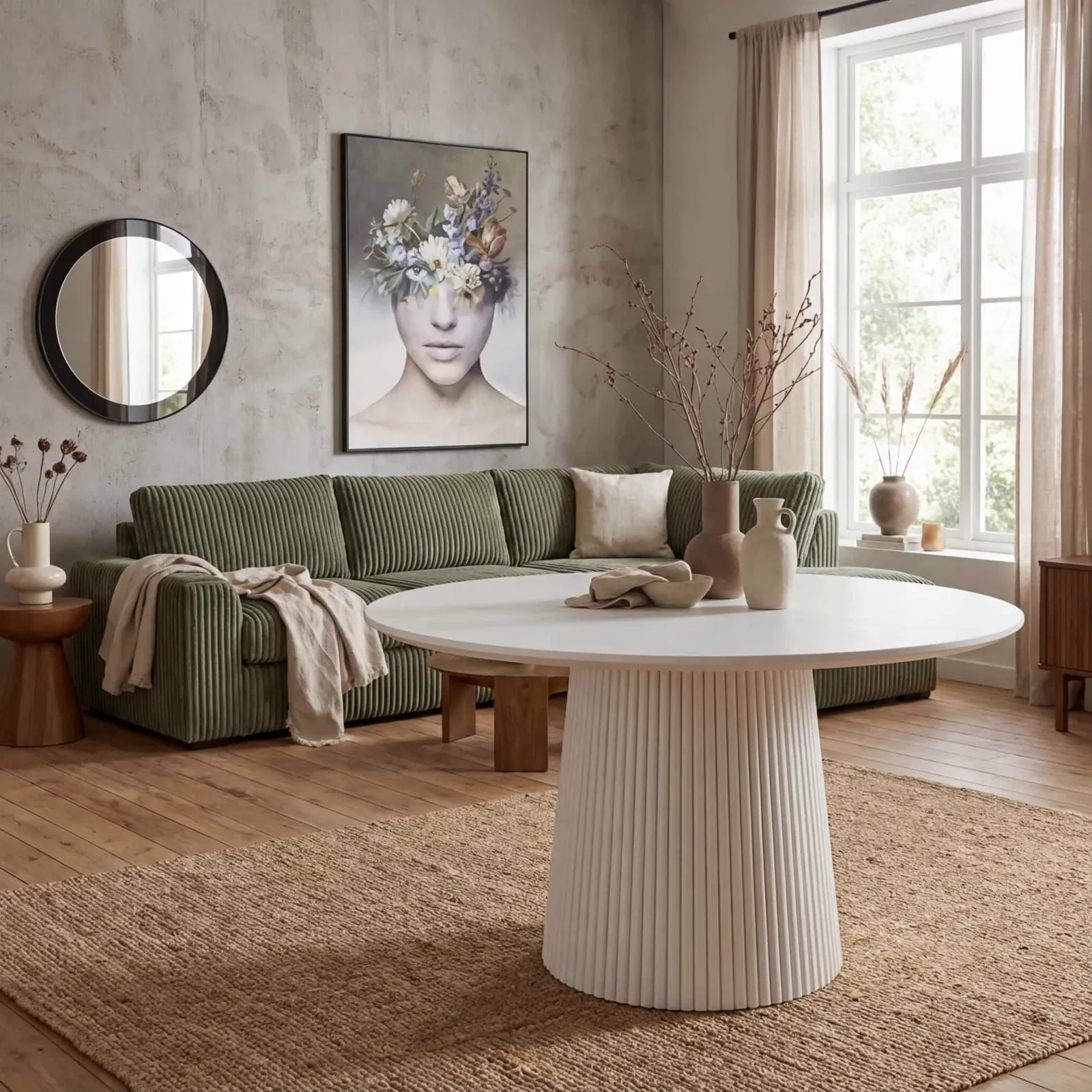 Couchtisch Solana Sand Mangoholz 80 cm - Starfurn