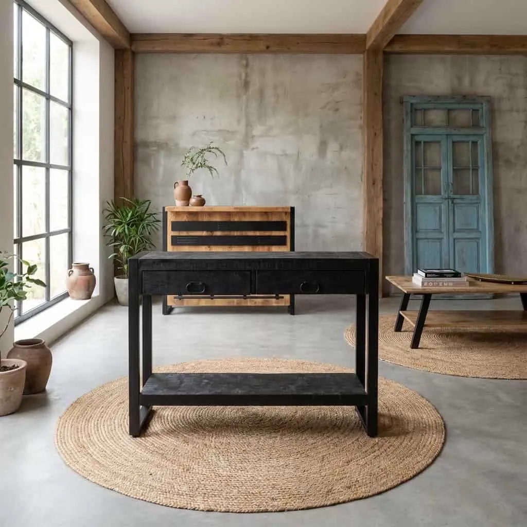 Side Table Britt Black 120 - Benoa