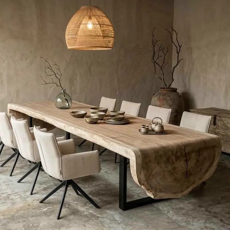 Waterfall Tree Trunk Table 440cm | Floating - World of Brosi