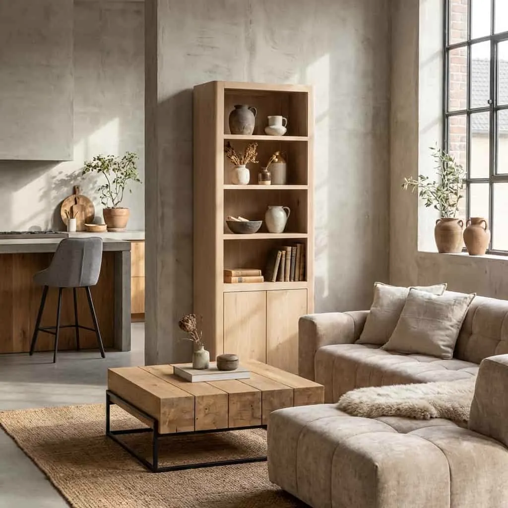 Boekenkast Tenna naturel
