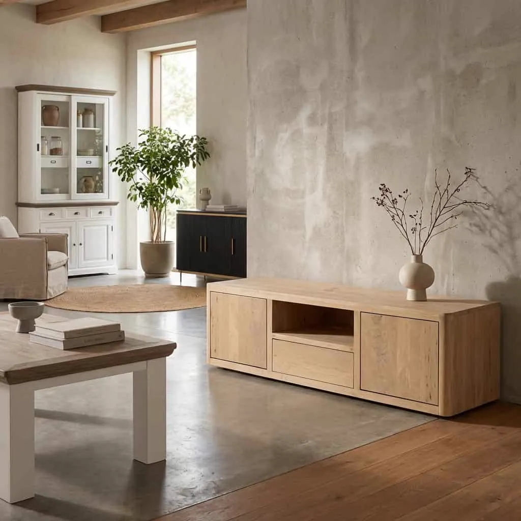 TV-meubel Tenna naturel - Tower Living
