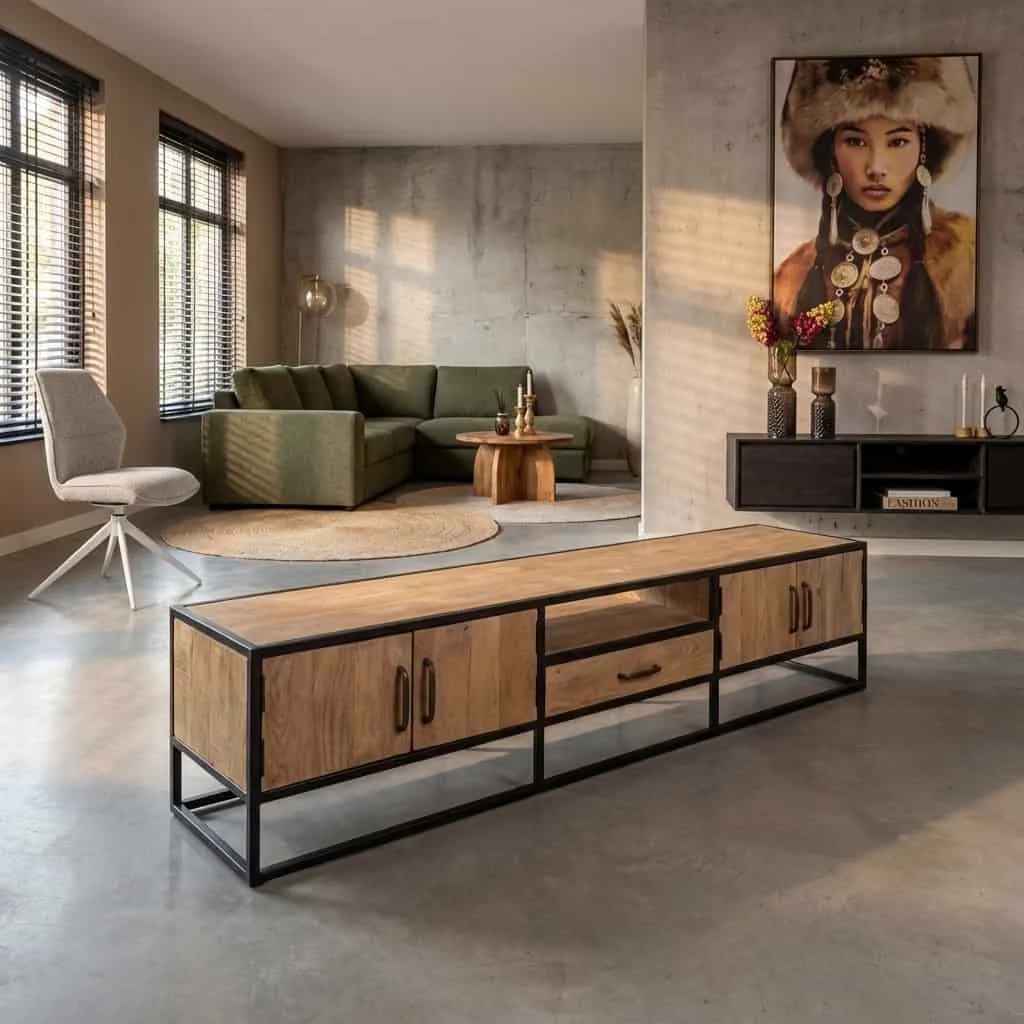 Dakota TV Unit | 240 cm - Starfurn