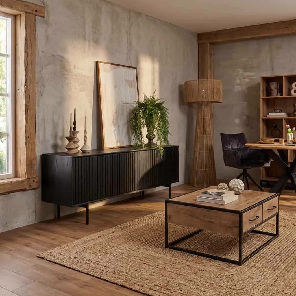 TV Unit Madison Black | 165 cm - Starfurn