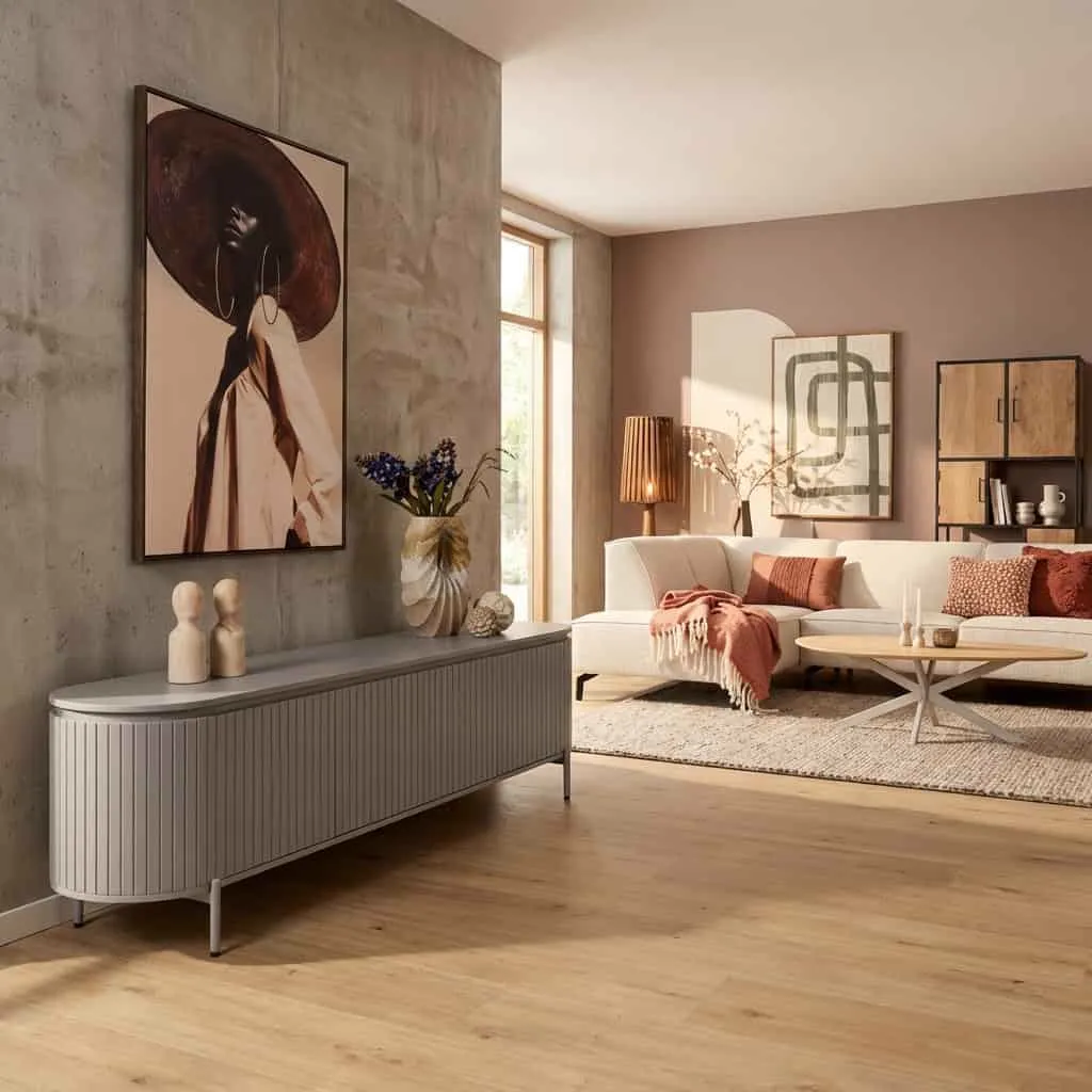 TV Unit Solana | 210 cm | Taupe - Starfurn