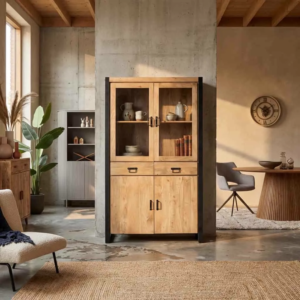 Vitrinenschrank Britt | 115 cm - Starfurn