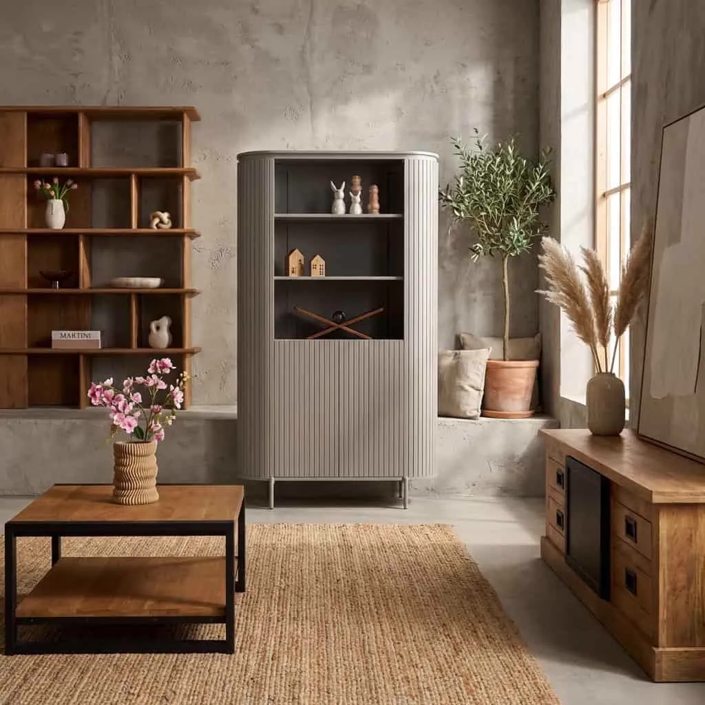 Wandkast Solana | 115 cm | Taupe - Starfurn