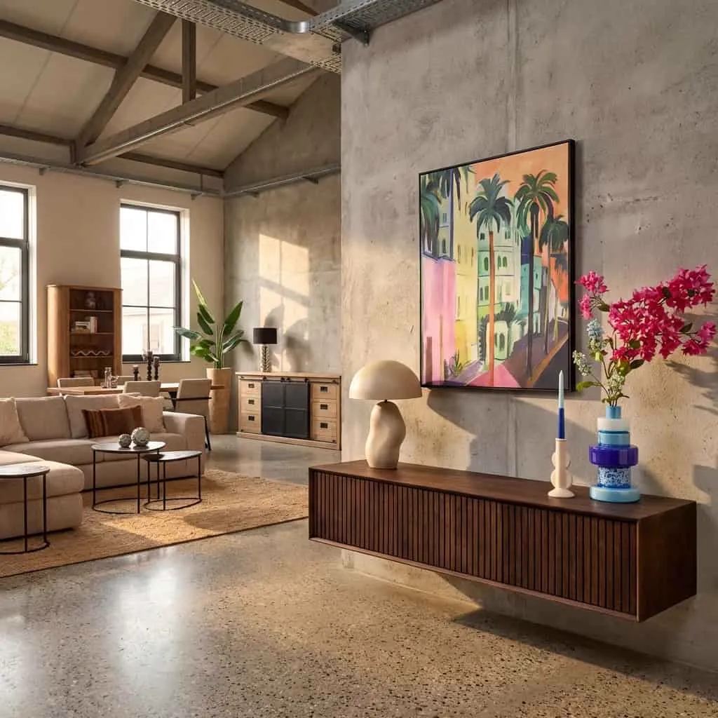 Floating TV Unit Madison Brown | 160 cm - Starfurn