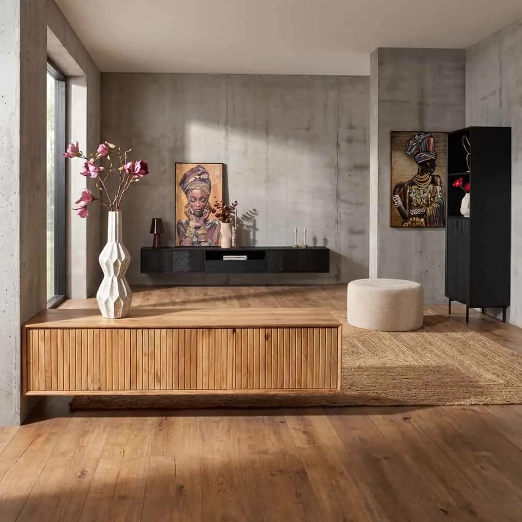 Floating TV unit Madison Natural | 160 cm - Starfurn