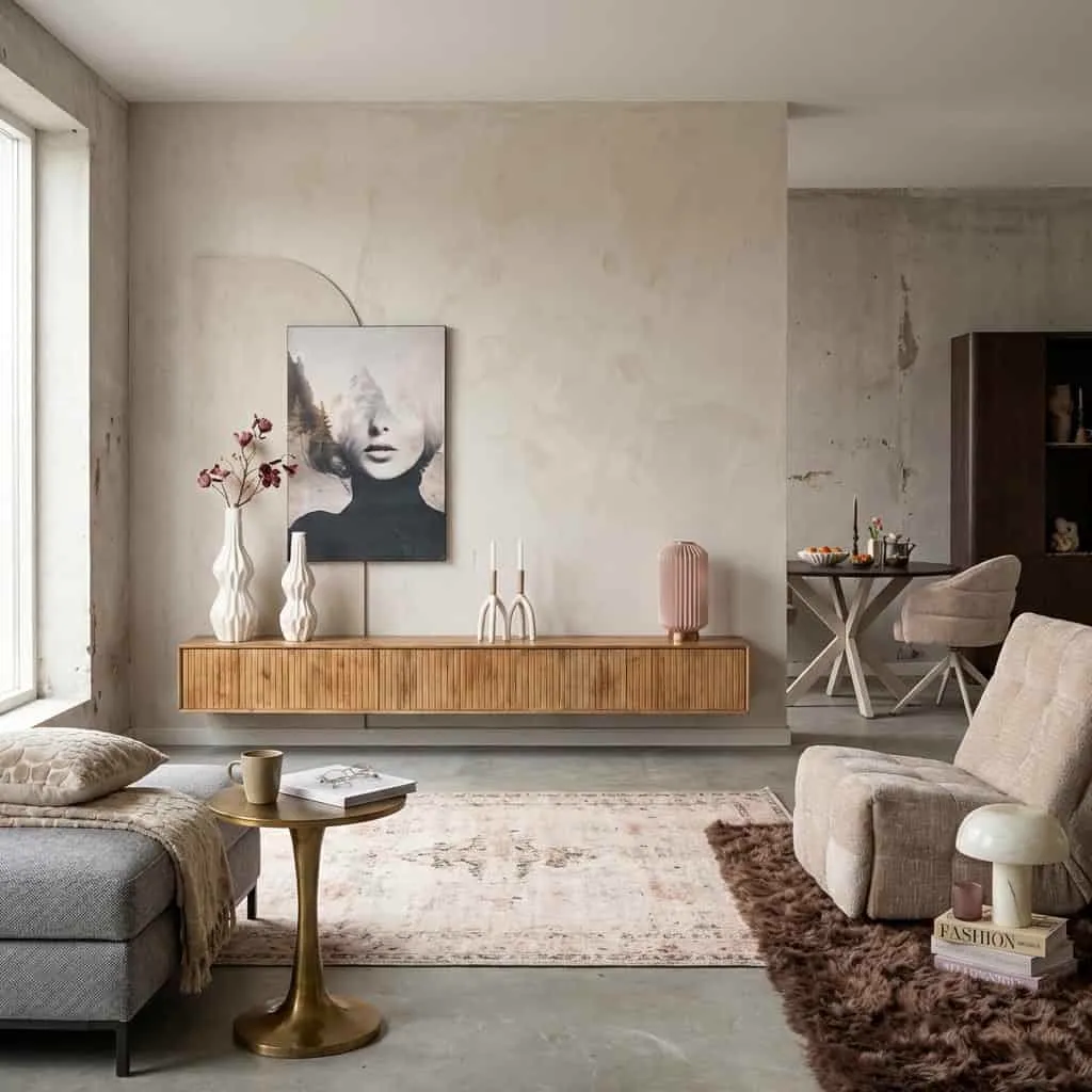 Floating TV Unit Madison Natural | 280 cm - Starfurn