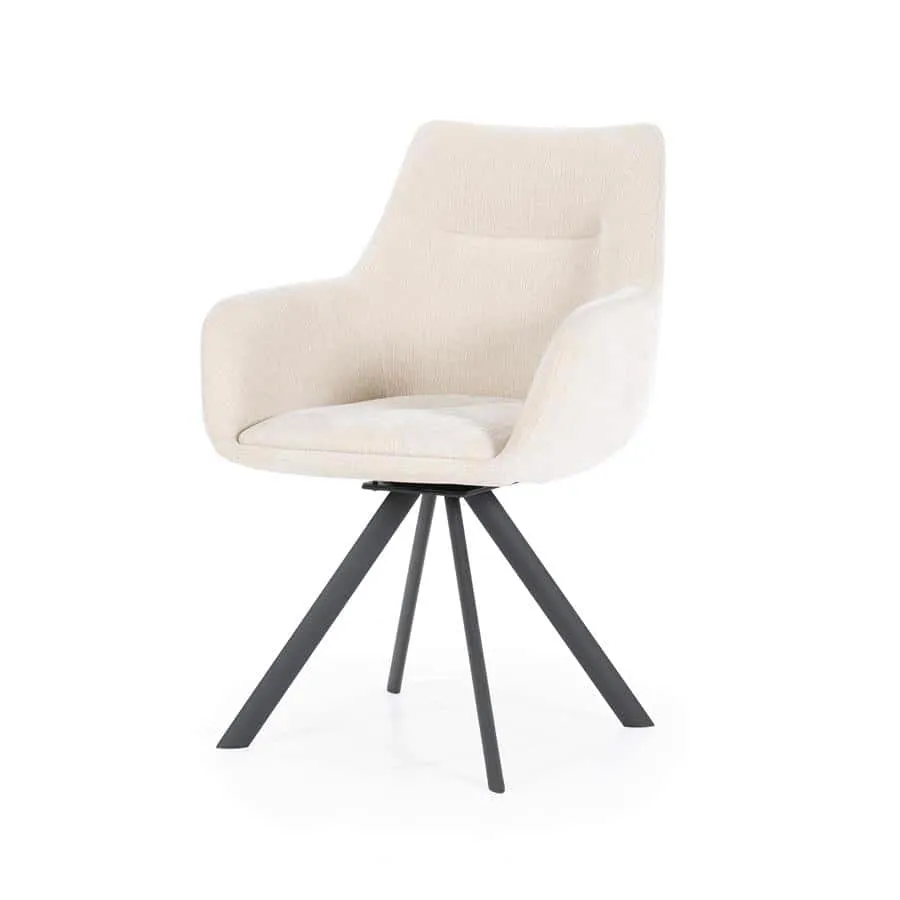 Bliss Chair with armrest - beige - By-Boo