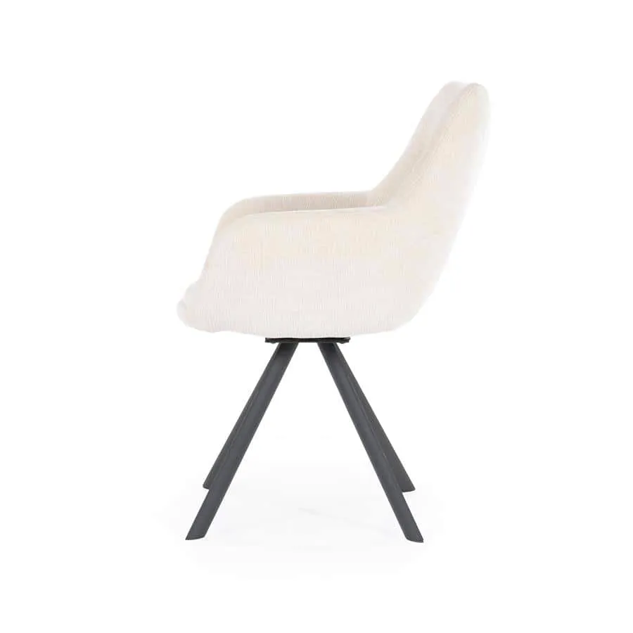 Bliss Chair with armrest - beige - By-Boo