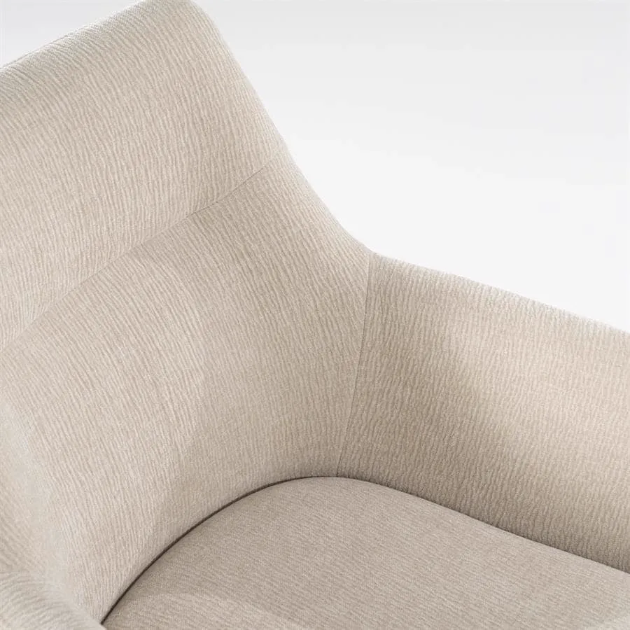 Bliss Chair with armrest - beige - By-Boo