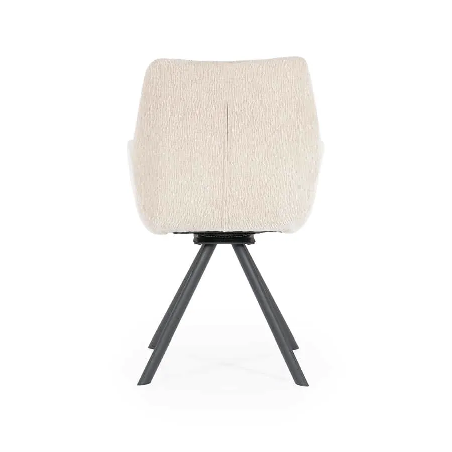 Bliss chair with armrest - taupe - By-Boo