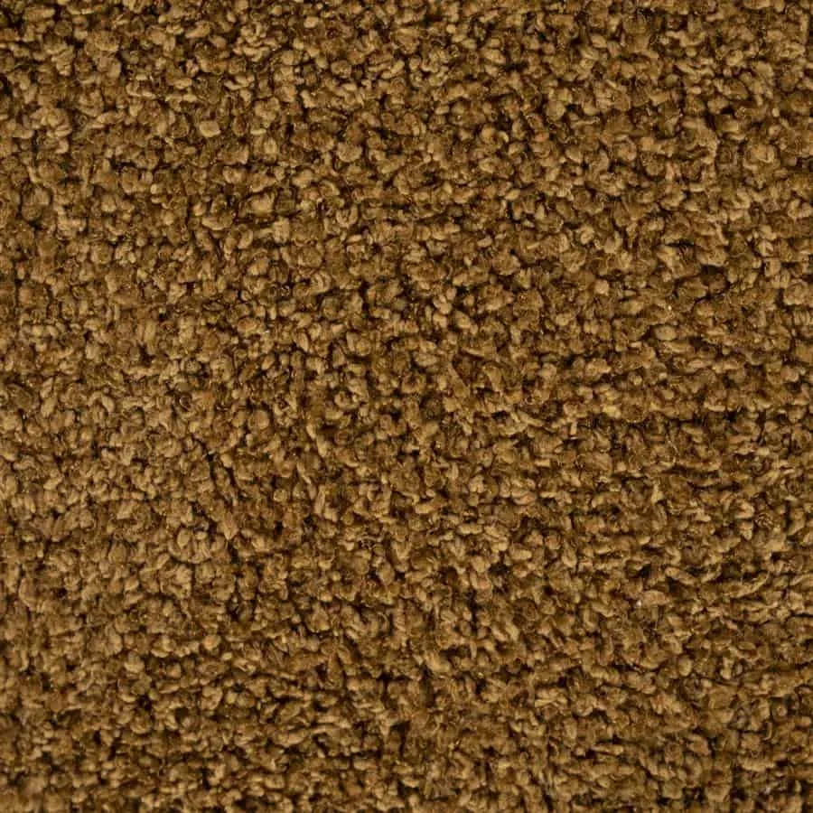 Detailaufnahme des Stoffes von Sofa Cubetto Mustard, eine dicht gewebte, braune Textur - By-Boo
