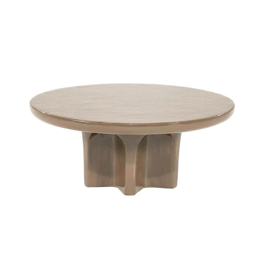 Coffee table Circolo large - dark brown - By-Boo