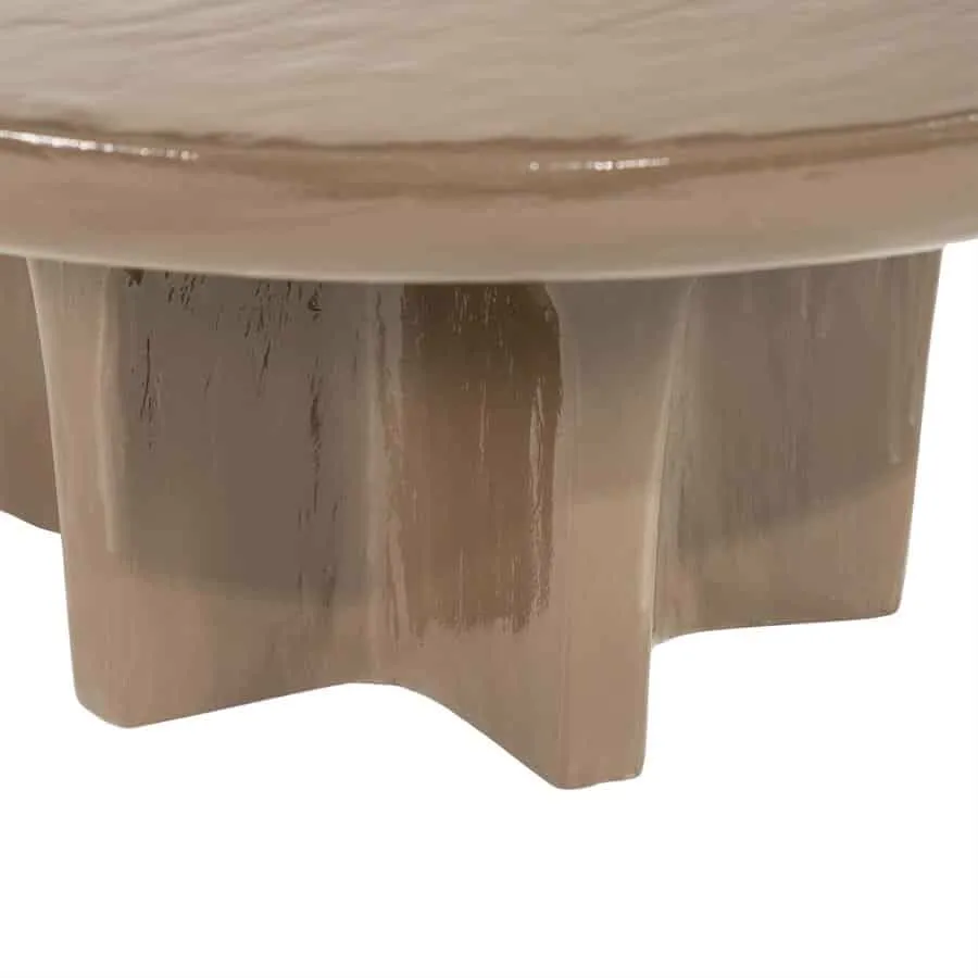Coffee table Circolo large - dark brown - By-Boo