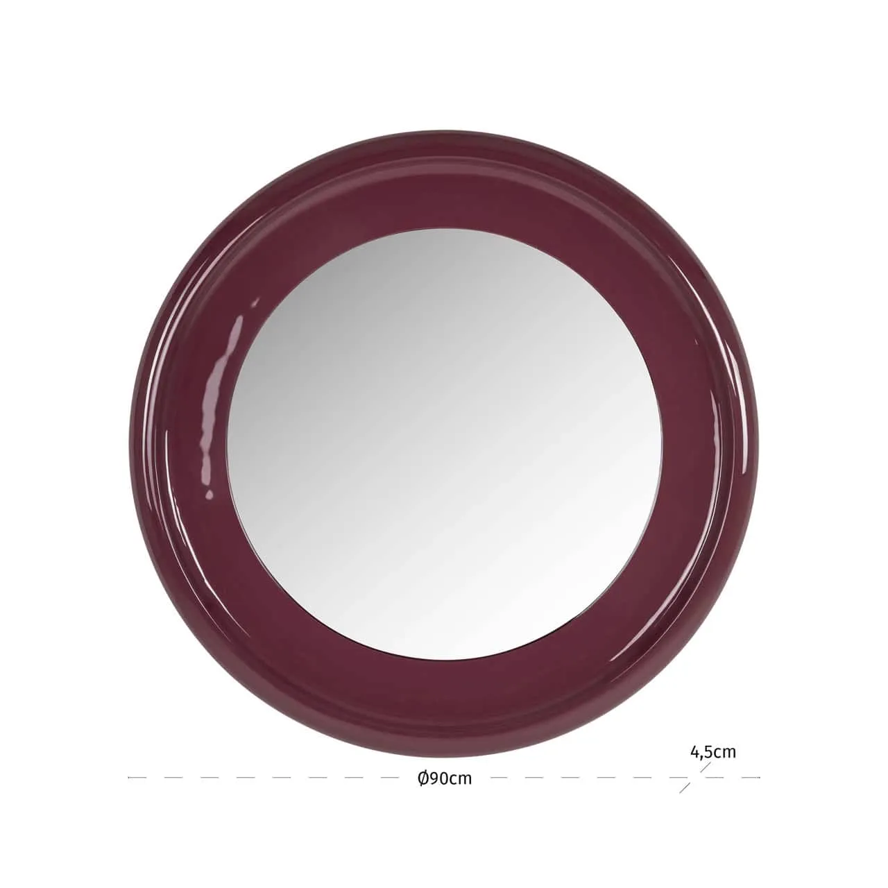 Eabel Mirror red - Richmond Interiors