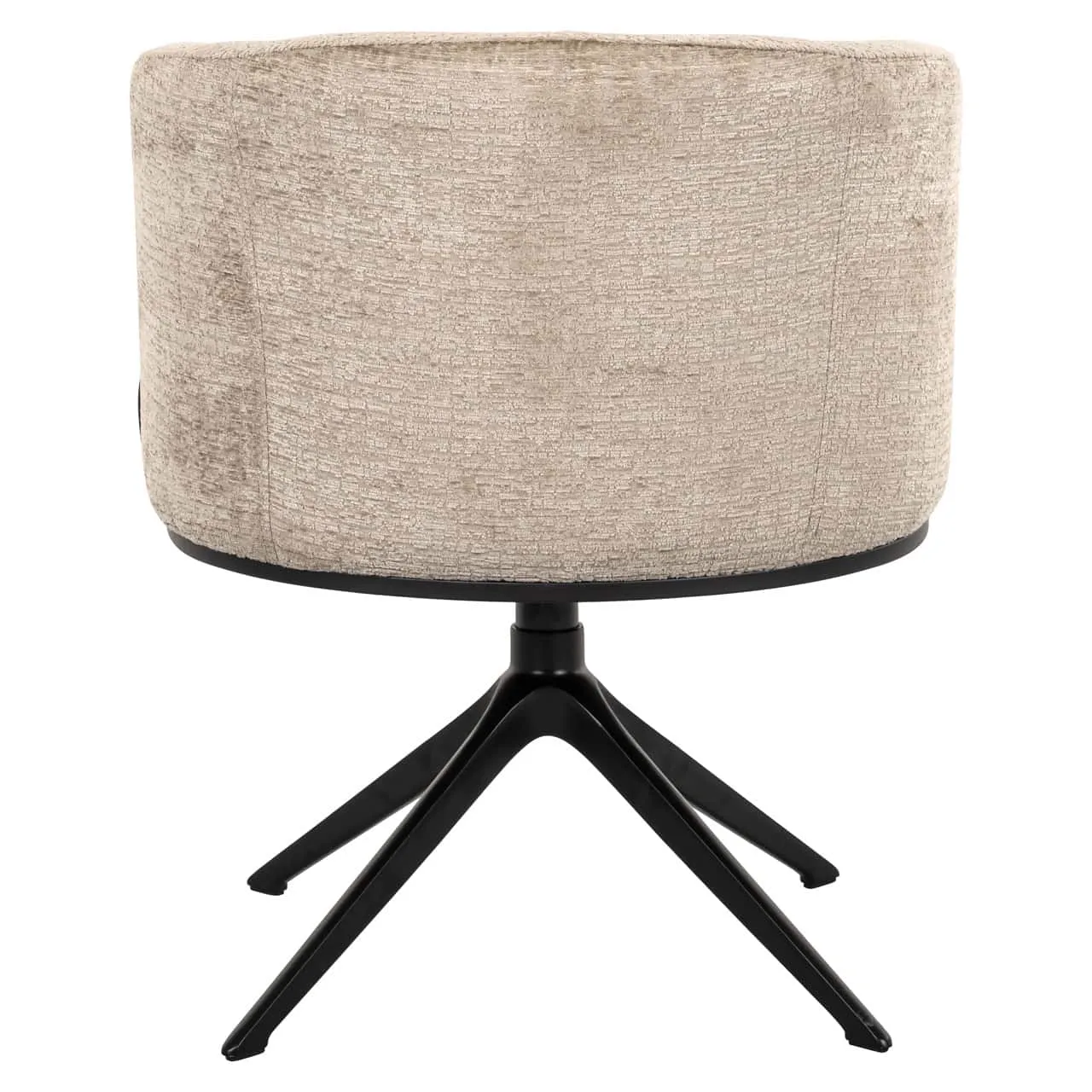 Essstuhl Cheyenne desert fusion swivel fire retardant, von hinten gesehen auf weißem Hintergrund - Richmond Interiors
