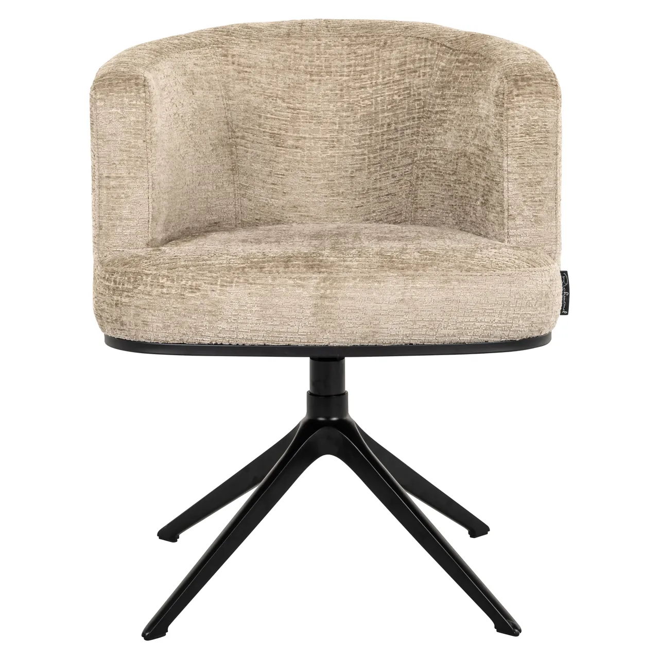 Essstuhl Cheyenne desert fusion swivel fire retardant auf weißem Hintergrund, aus einem niedrigen Blickwinkel fotografiert - Richmond Interiors