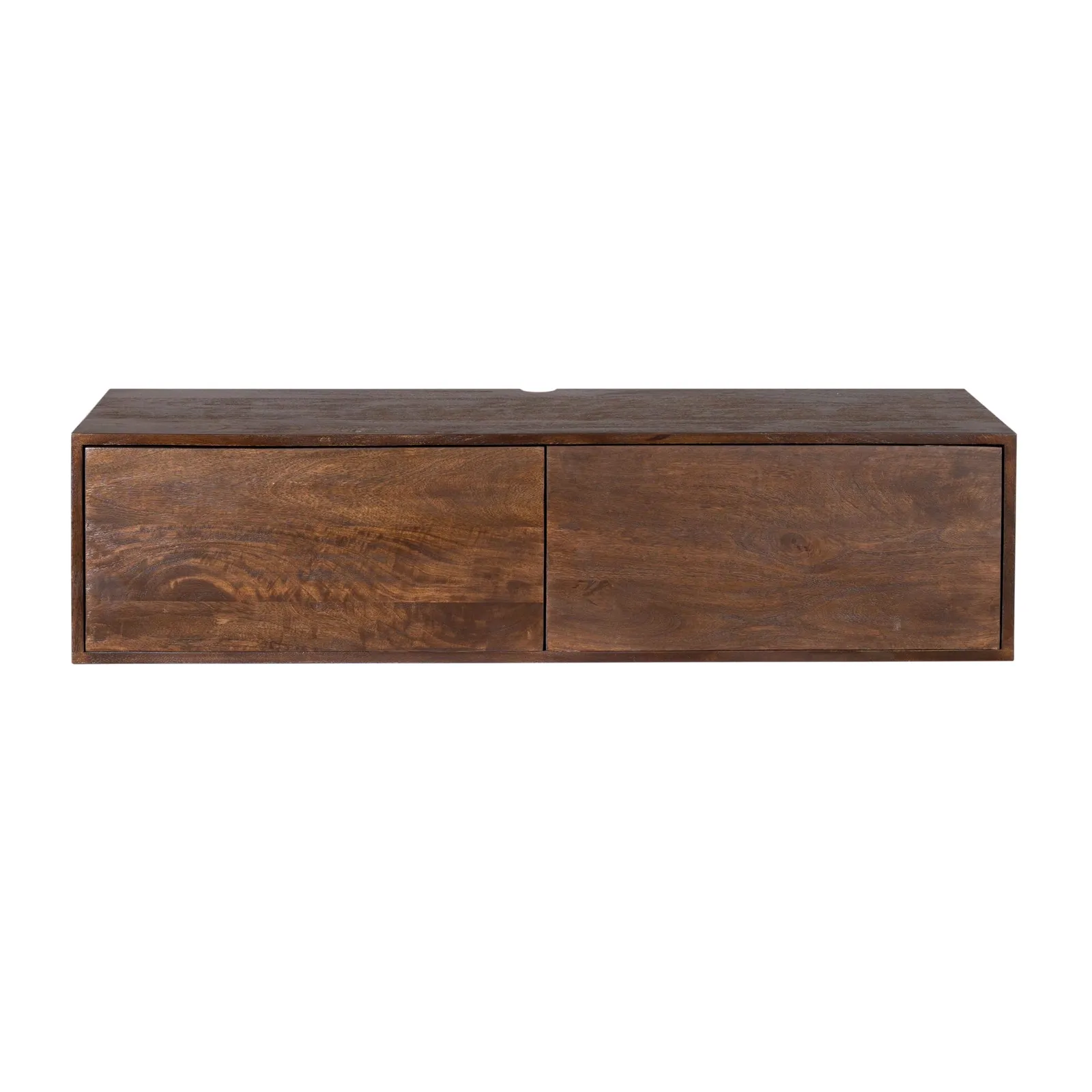 Floating TV Unit Vision Brown Mango Wood 120 cm - Starfurn