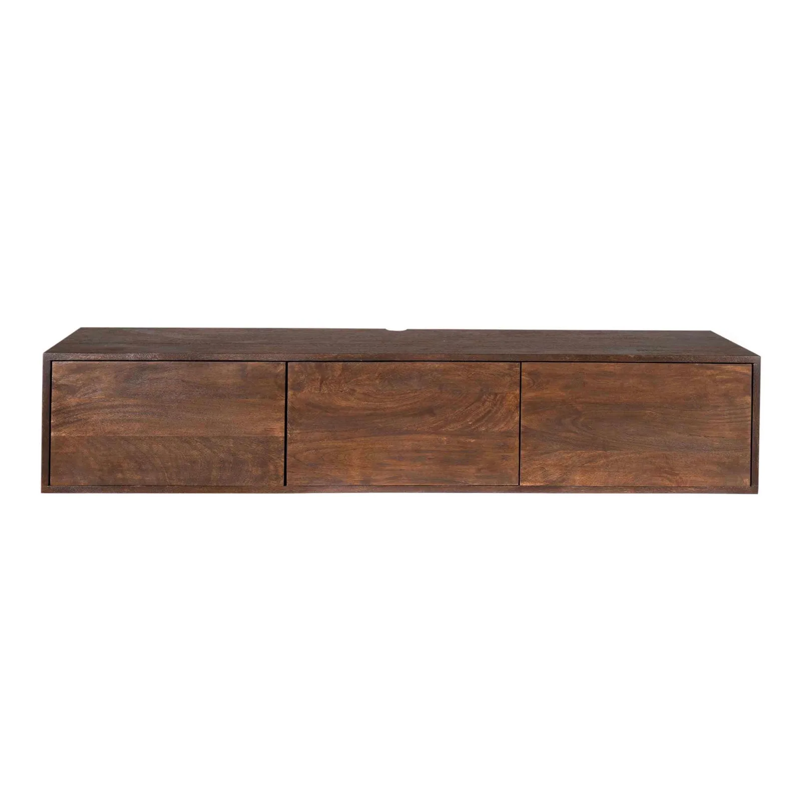 Floating TV Unit Vision Brown Mango Wood 160 cm - Starfurn