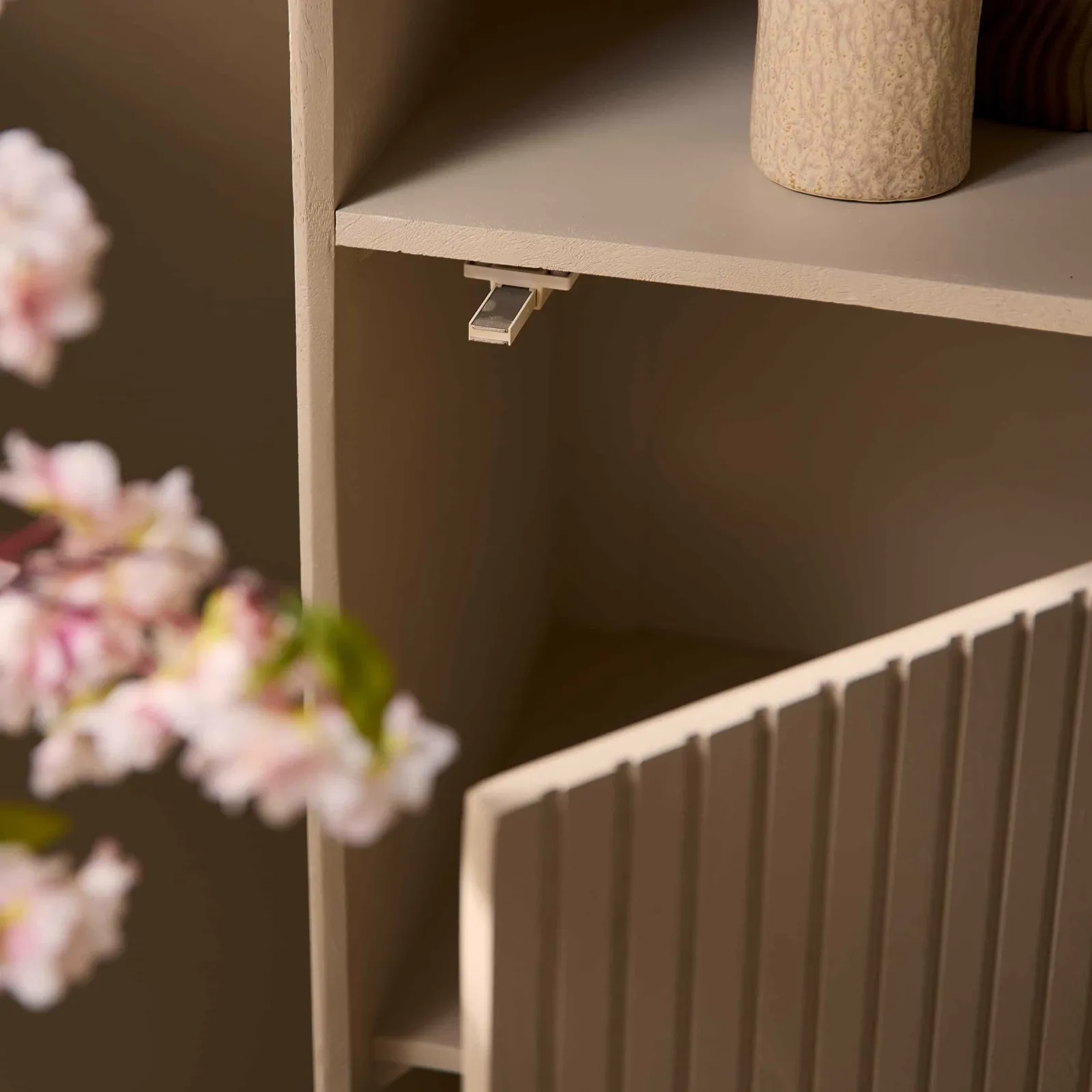 Bookcase Madison Sand Mango Wood 55 cm - Starfurn