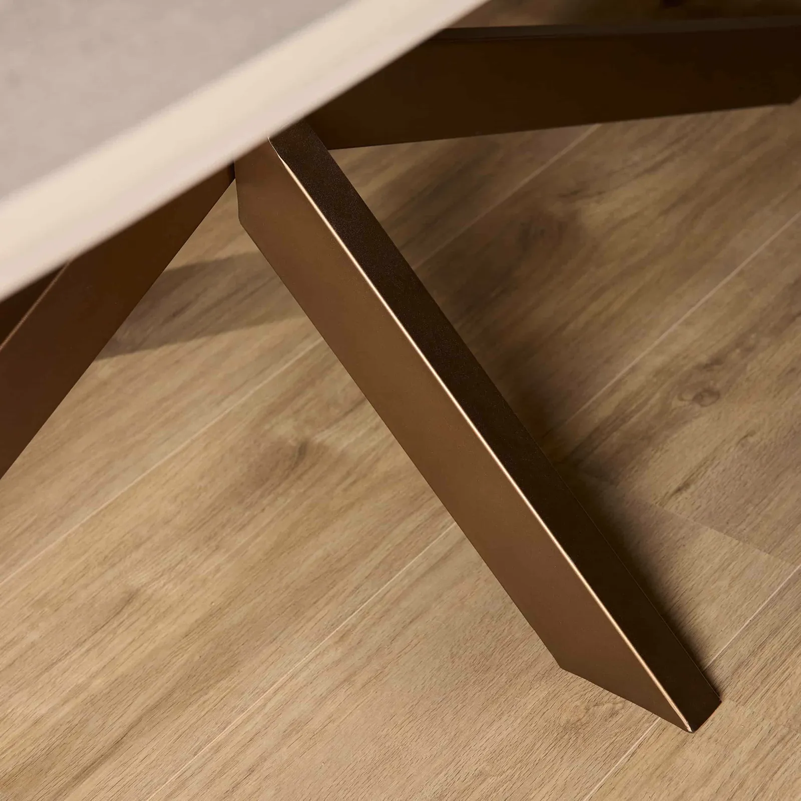 Danish oval dining table Madison Sand mango wood 160 cm - Starfurn