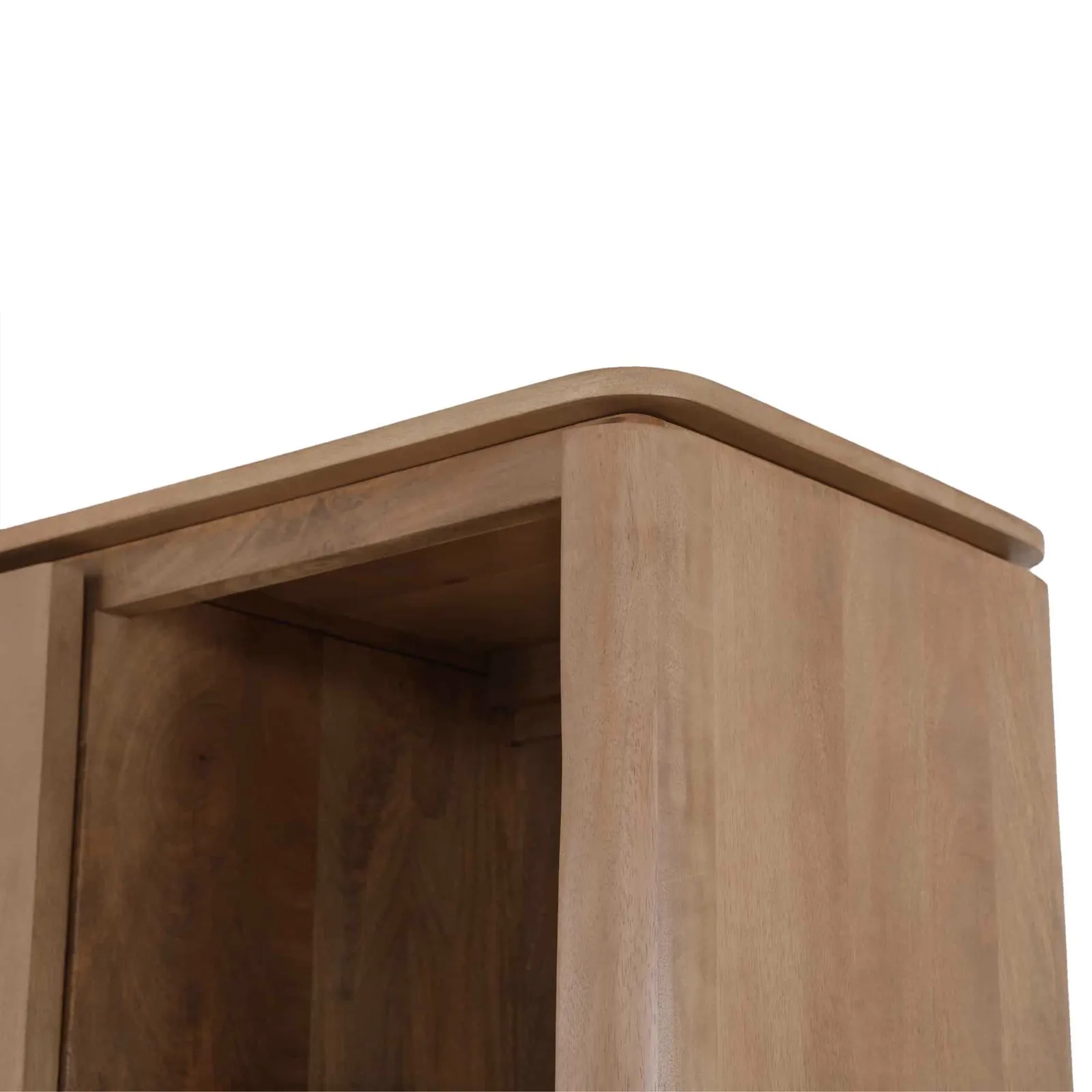 Dallas Open Cabinet Natural Mango Wood 90 cm - Starfurn, foto 5