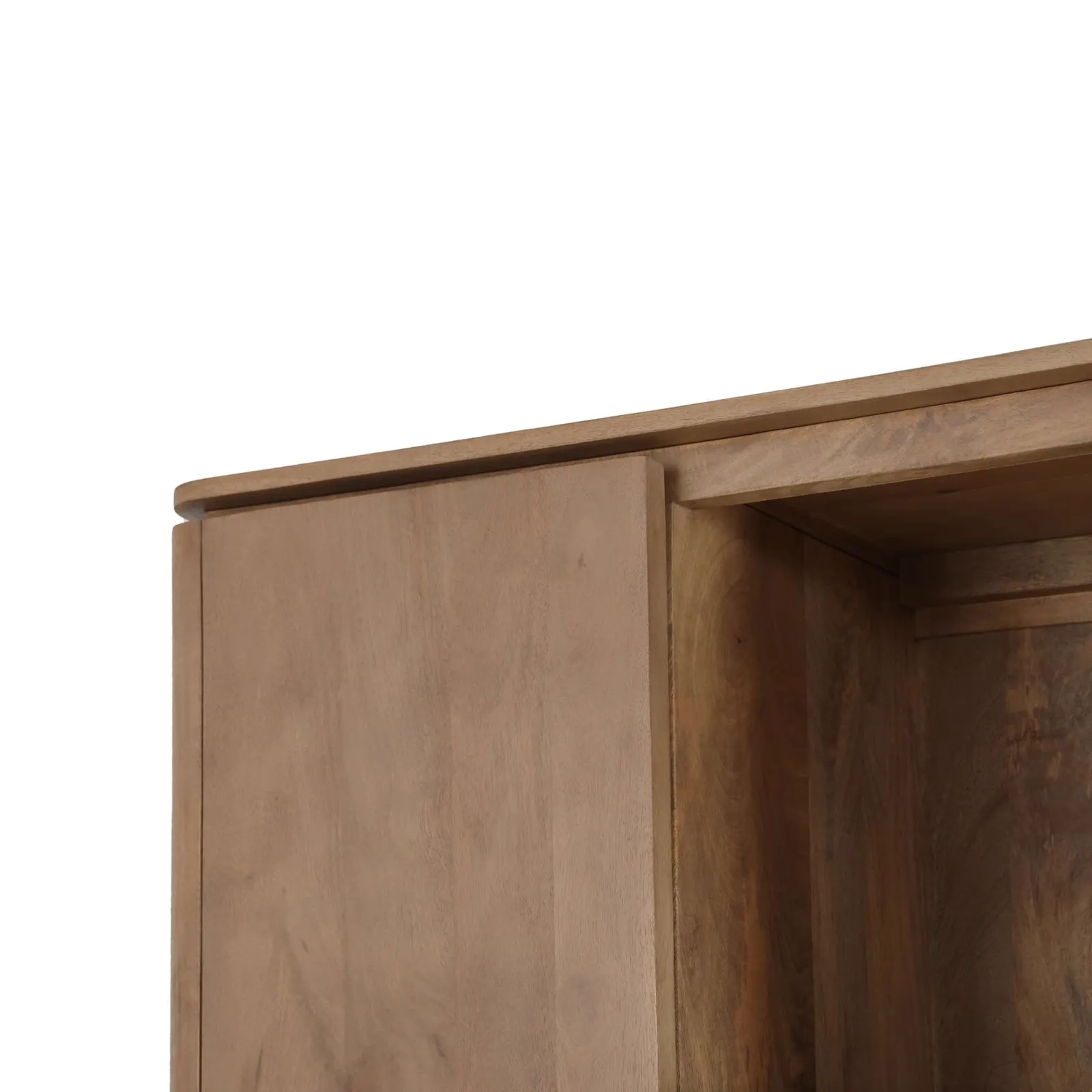 Dallas Open Cabinet Natural Mango Wood 90 cm - Starfurn, foto 6