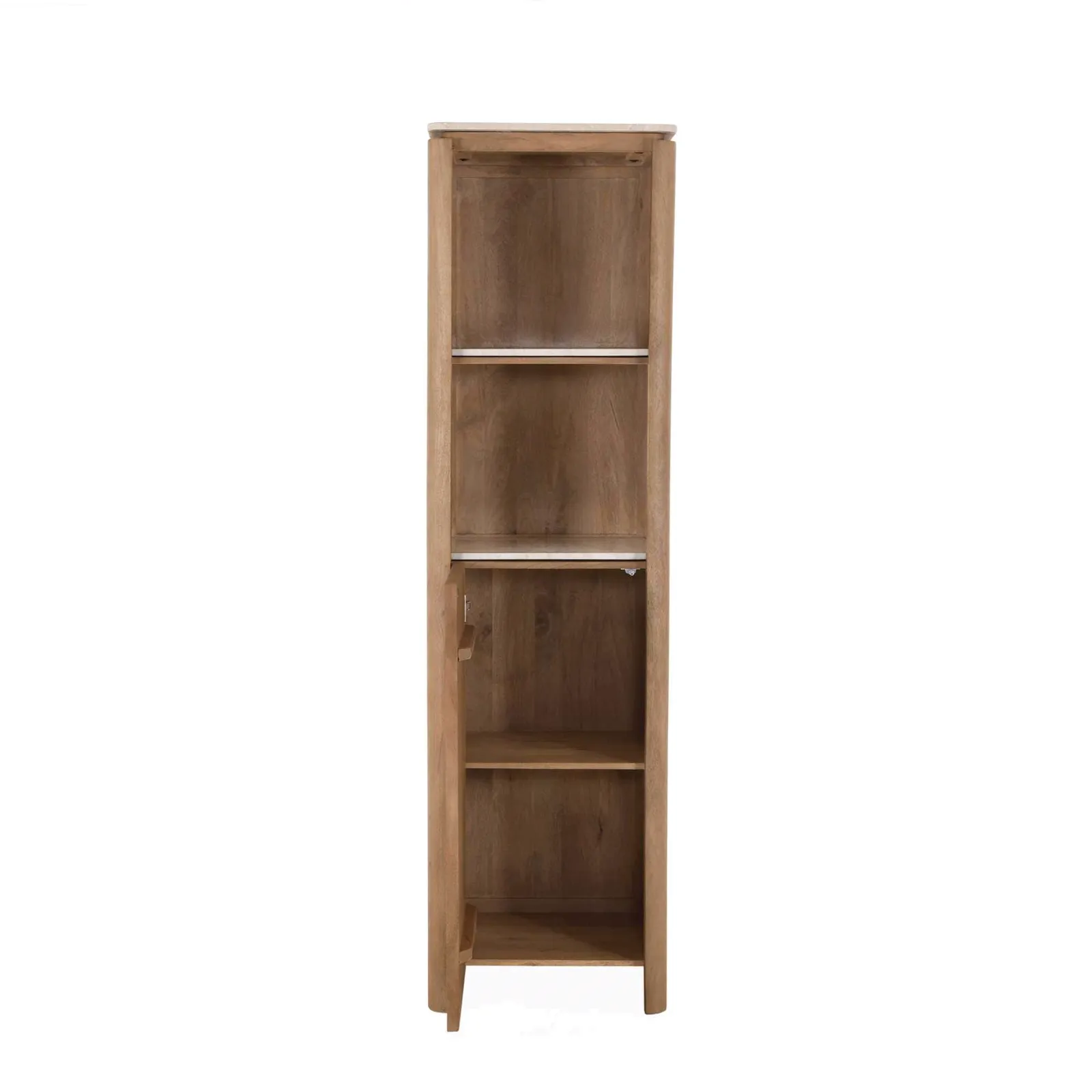Bookcase Dallas Natural Mango Wood 55 cm - Starfurn, foto 4