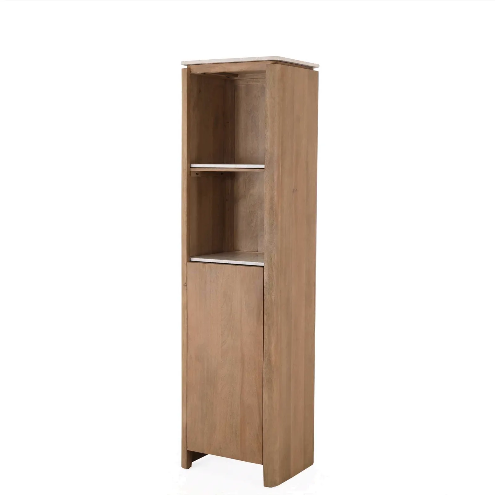 Bookcase Dallas Natural Mango Wood 55 cm - Starfurn, foto 2