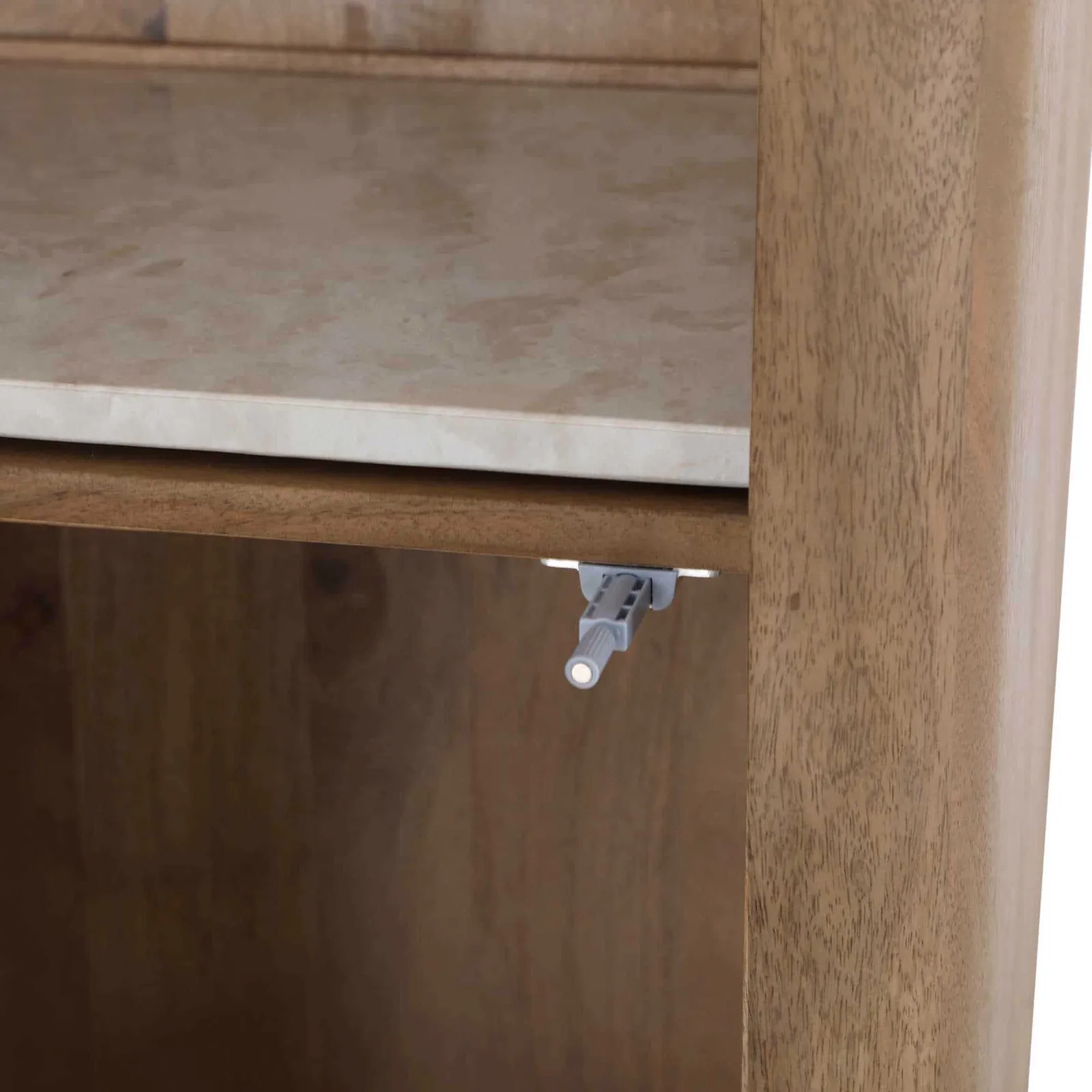 Bookcase Dallas Natural Mango Wood 55 cm - Starfurn, foto 6