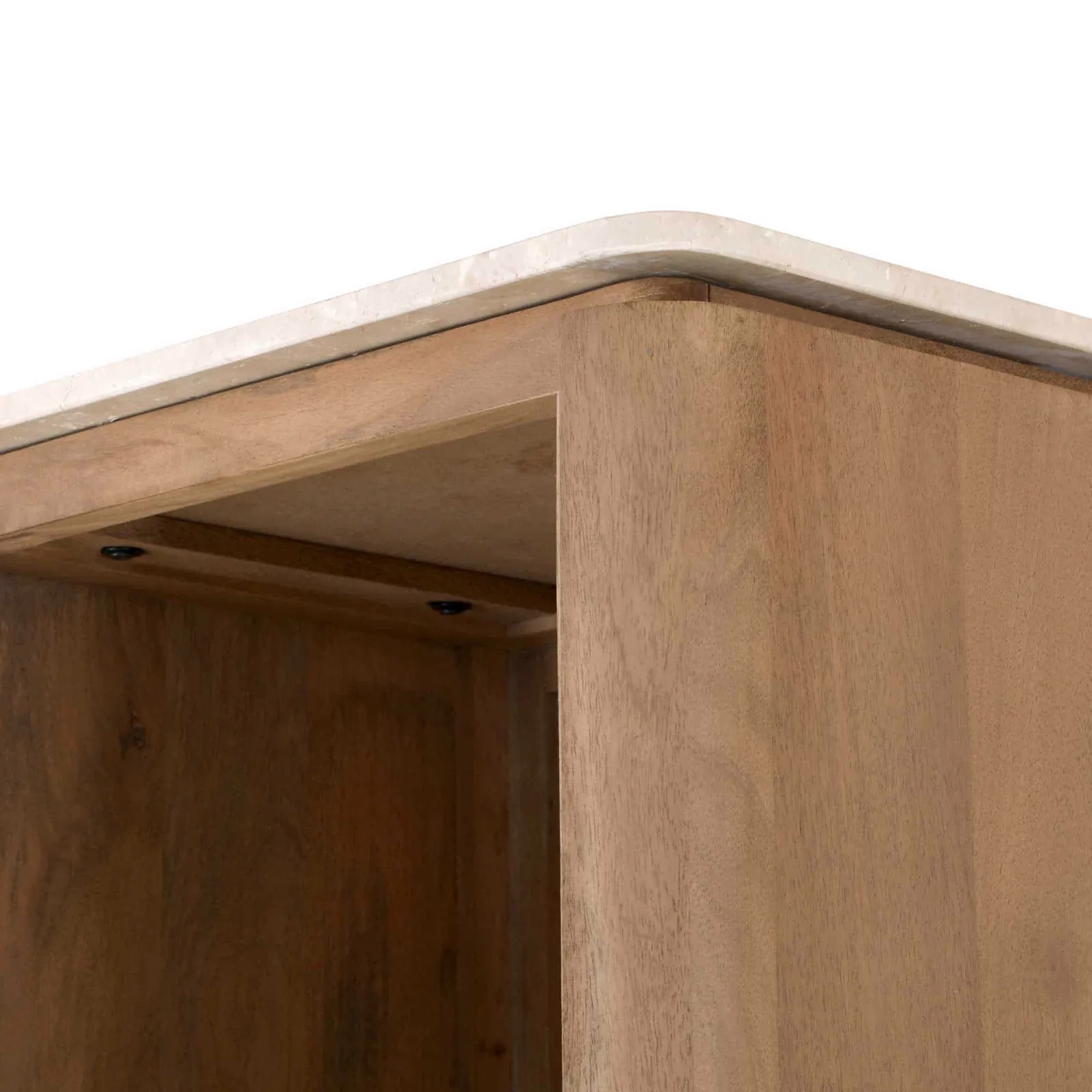 Bookcase Dallas Natural Mango Wood 55 cm - Starfurn, foto 5