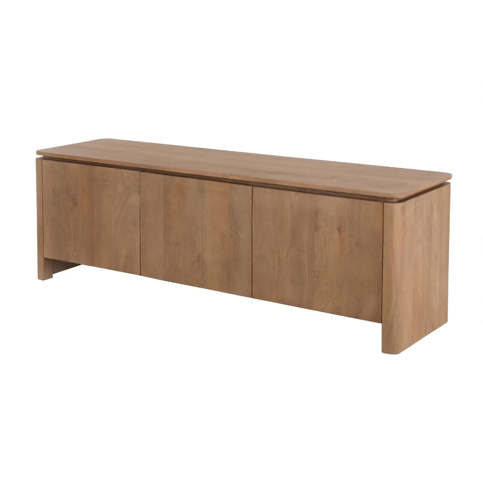 Dallas TV unit natural mango wood 165 cm - Starfurn, foto 3