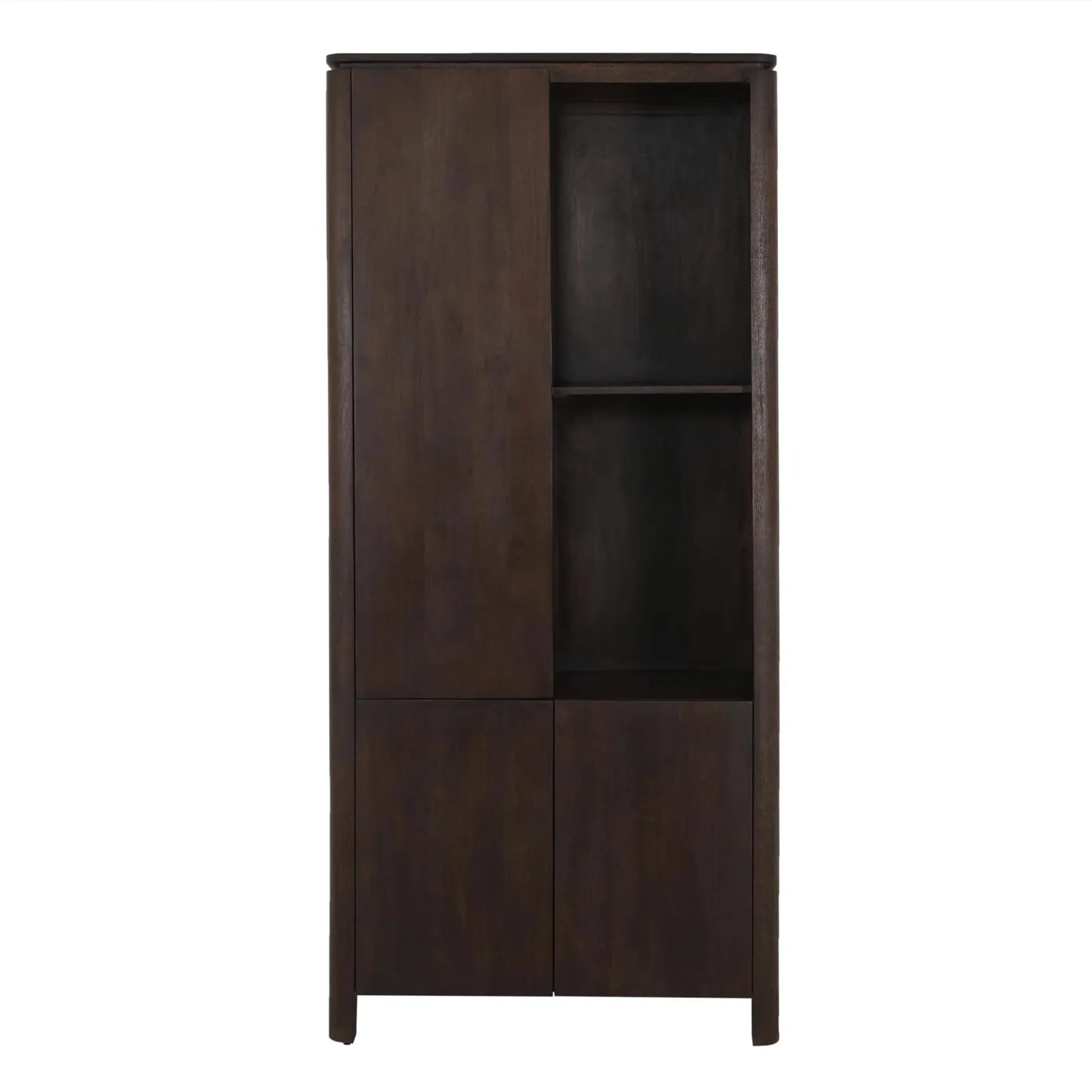 Shelving Cabinet Dallas Brown Mango Wood 90 cm - Starfurn