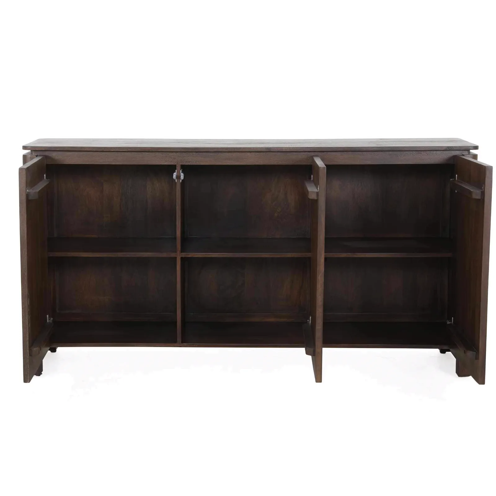 Sideboard Dallas Braun Mangoholz 165 cm - Starfurn, foto 3