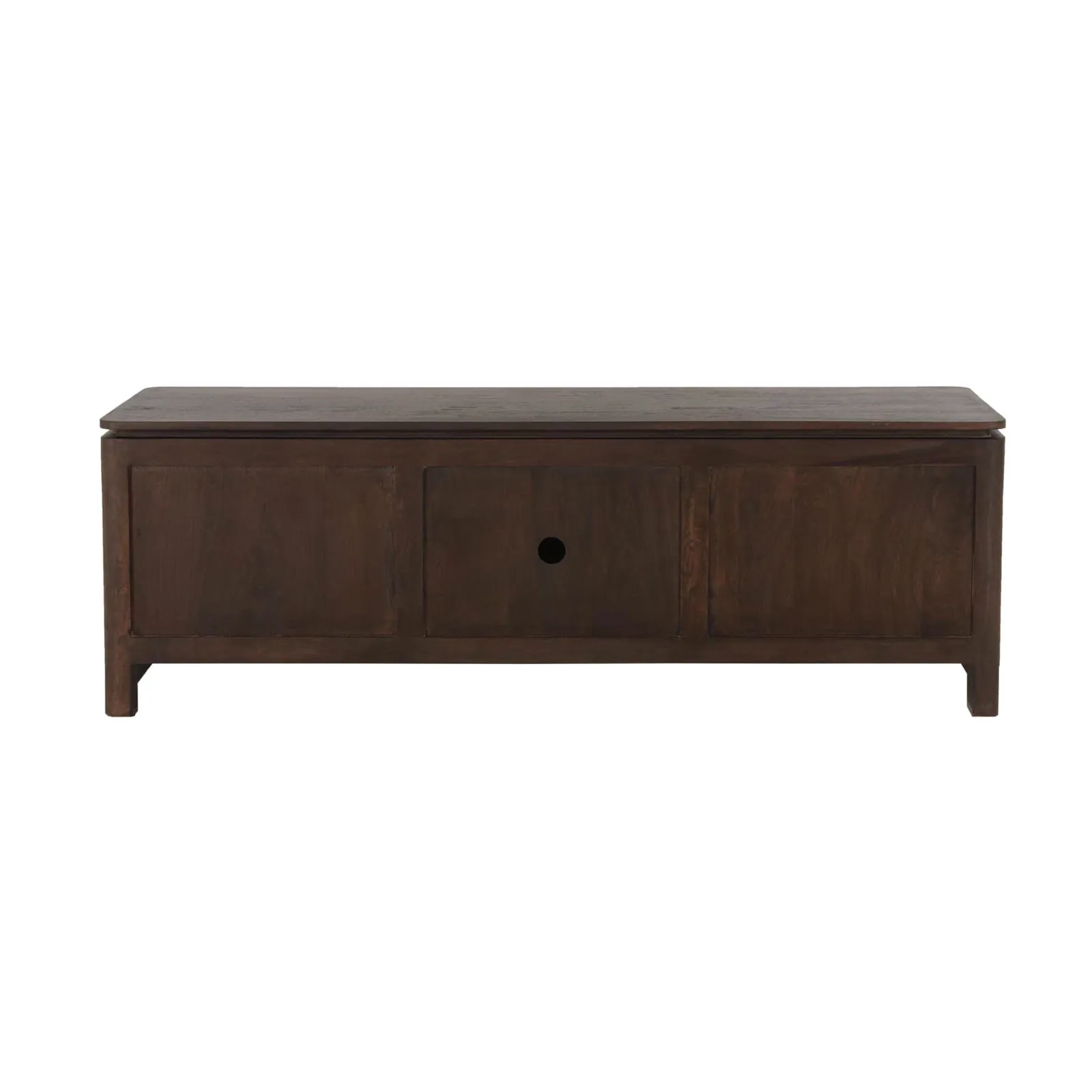 TV unit Dallas Brown Mango wood 165 cm - Starfurn, foto 5