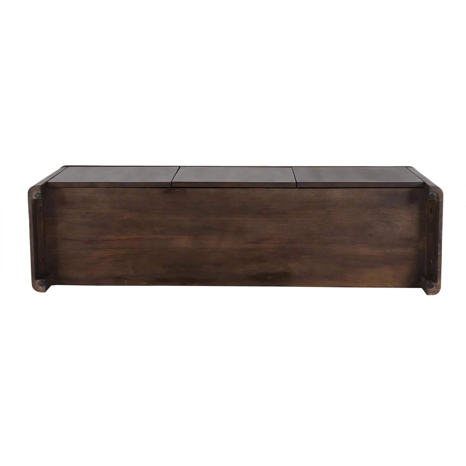 TV unit Dallas Brown Mango wood 165 cm - Starfurn, foto 6